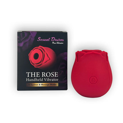 Rose Vibrator with Suction (10 Functions) | Sexual Desires