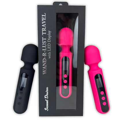 Wand-r-Lust Travel with LED Display (4 Intensities & 10 Modes) | Sexual Desires